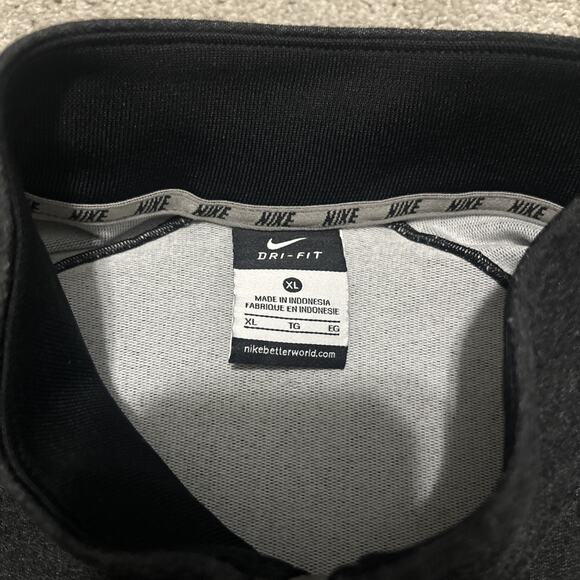 Nike Dri Fit Washington Huskies 1/4 Zip Black Long Sleeve Pullover Size XL - Picture 2 of 5